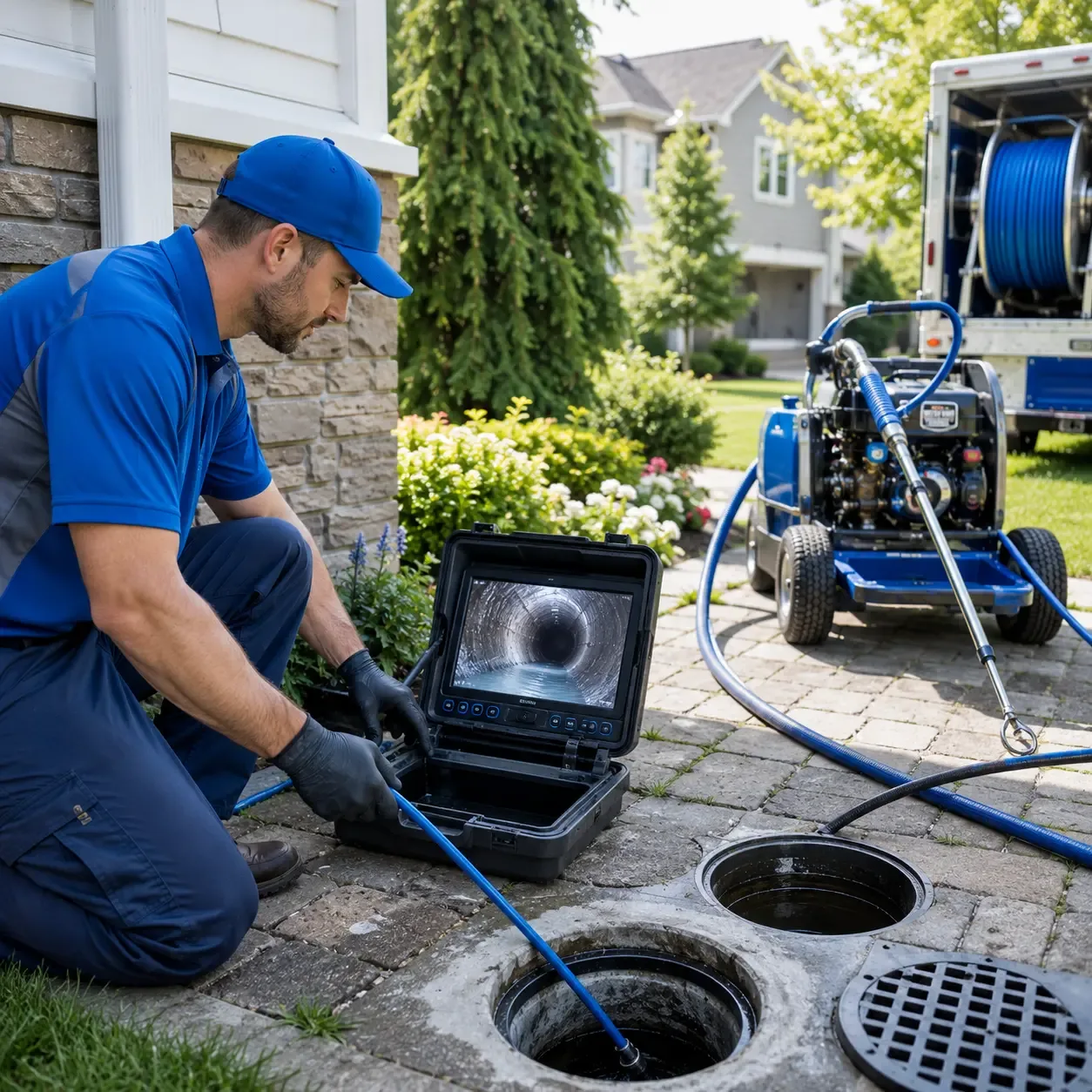 Outdoor drain cleaning professionals serving South Barre, VT